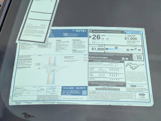 new 2026 Ford Mustang car, priced at $34,455