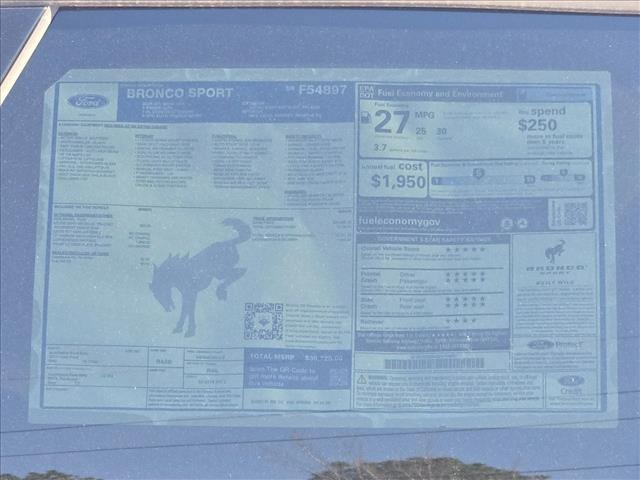 new 2025 Ford Bronco Sport car, priced at $30,495