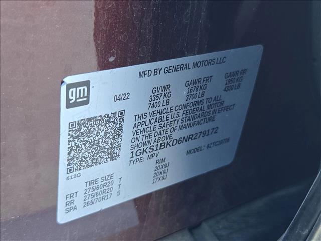 used 2022 GMC Yukon car, priced at $43,595