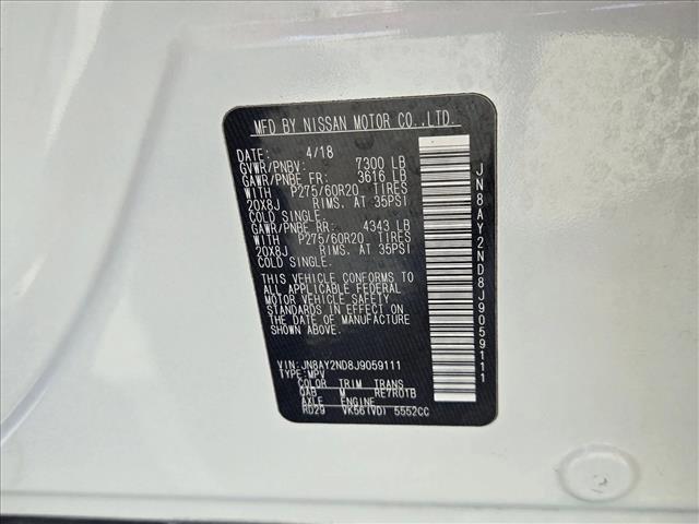 used 2018 Nissan Armada car, priced at $16,995