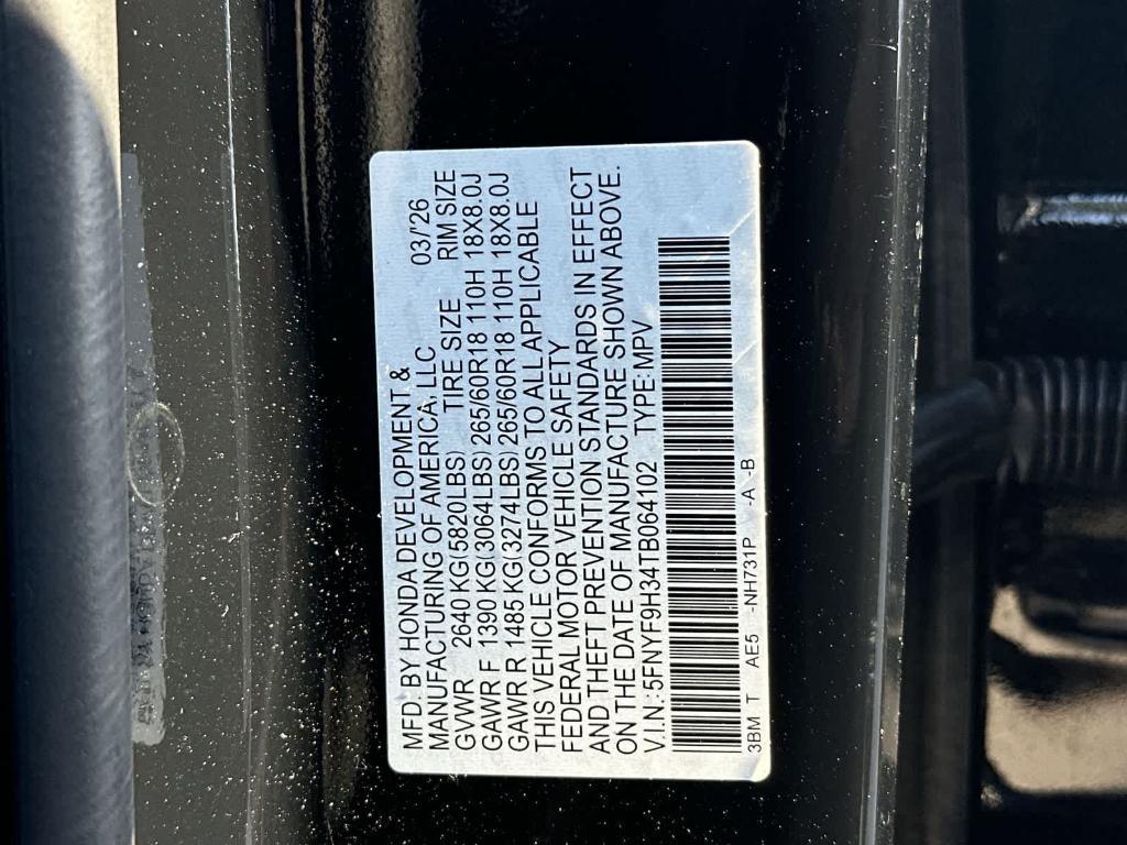new 2026 Honda Passport car, priced at $46,237