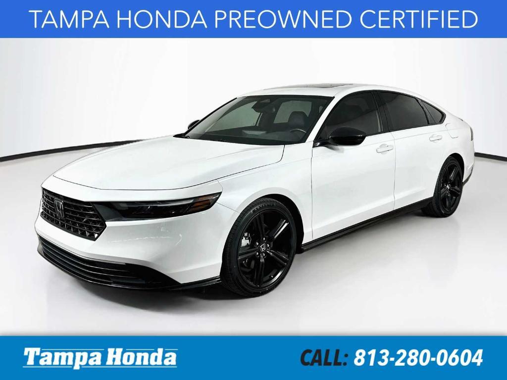 used 2024 Honda Accord Hybrid car, priced at $23,339