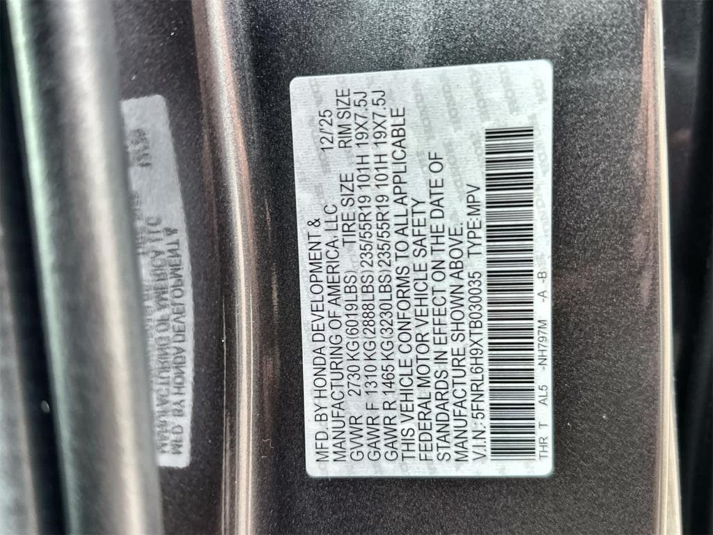 new 2026 Honda Odyssey car, priced at $49,307