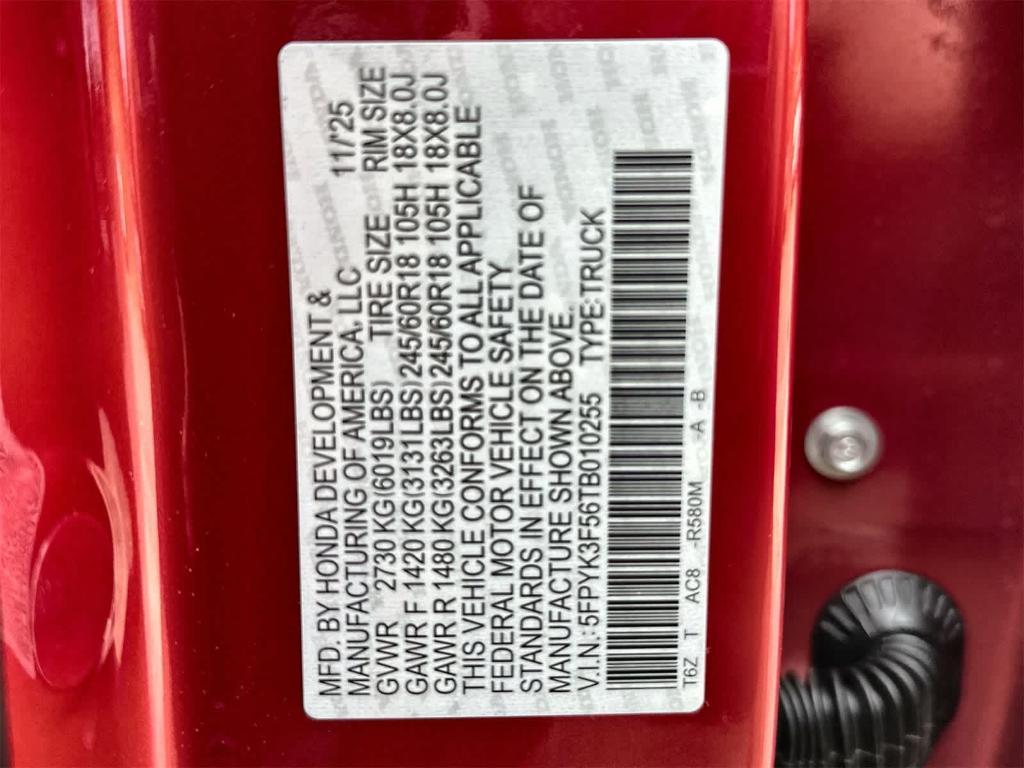 new 2026 Honda Ridgeline car, priced at $43,357