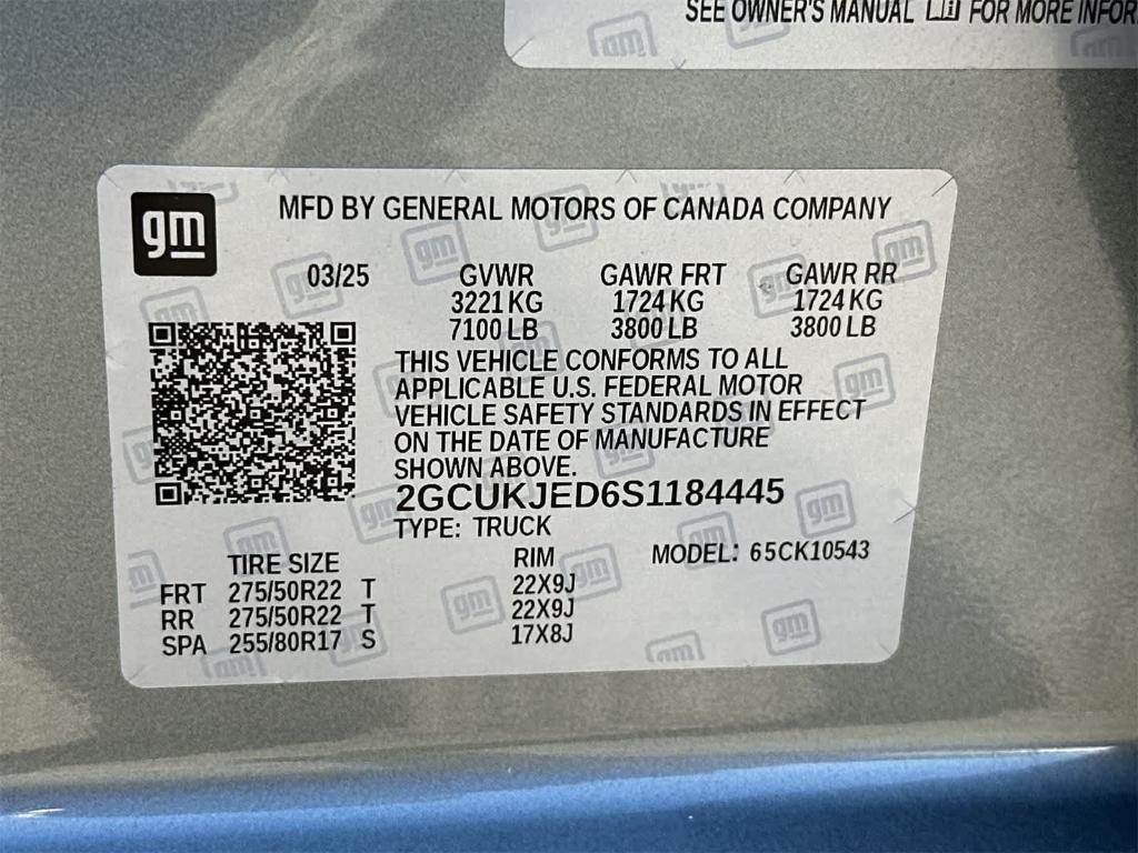 used 2025 Chevrolet Silverado 1500 car, priced at $57,541