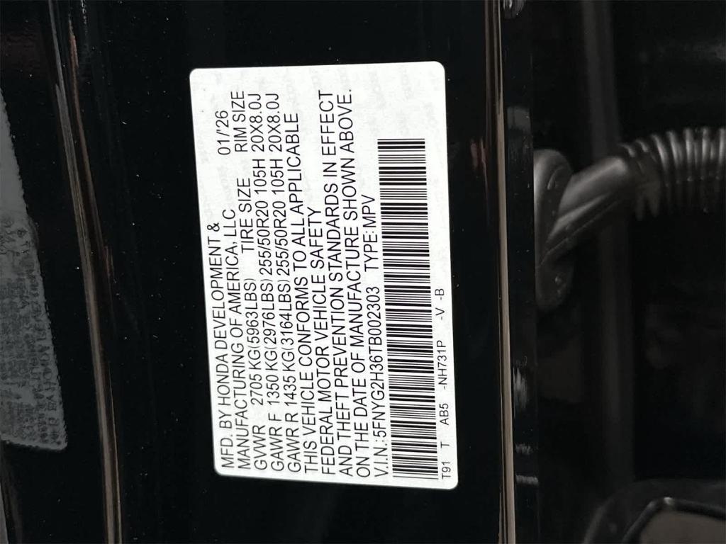 new 2026 Honda Pilot car, priced at $42,008