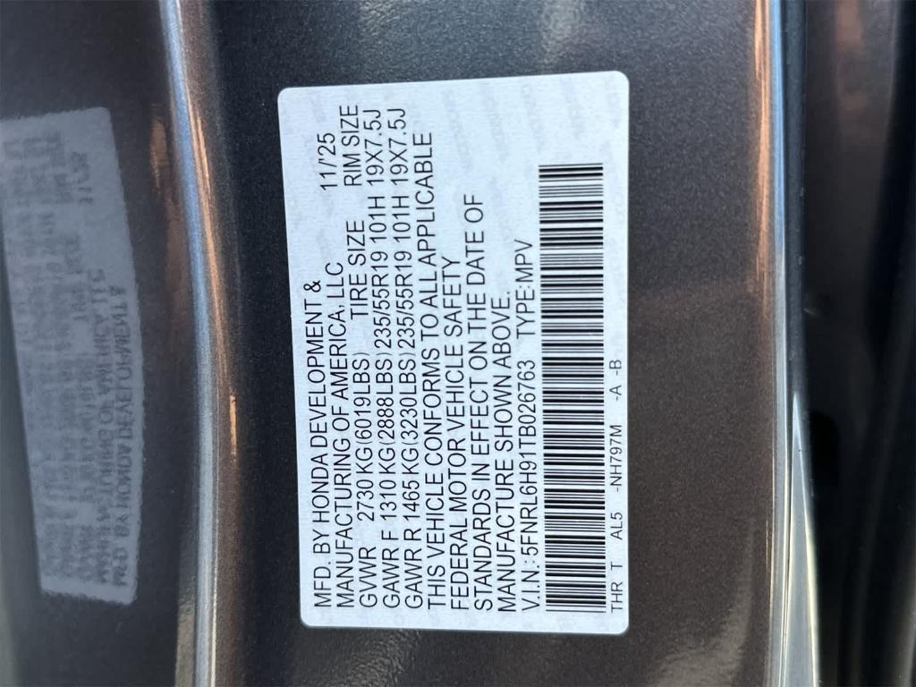 new 2026 Honda Odyssey car, priced at $49,307