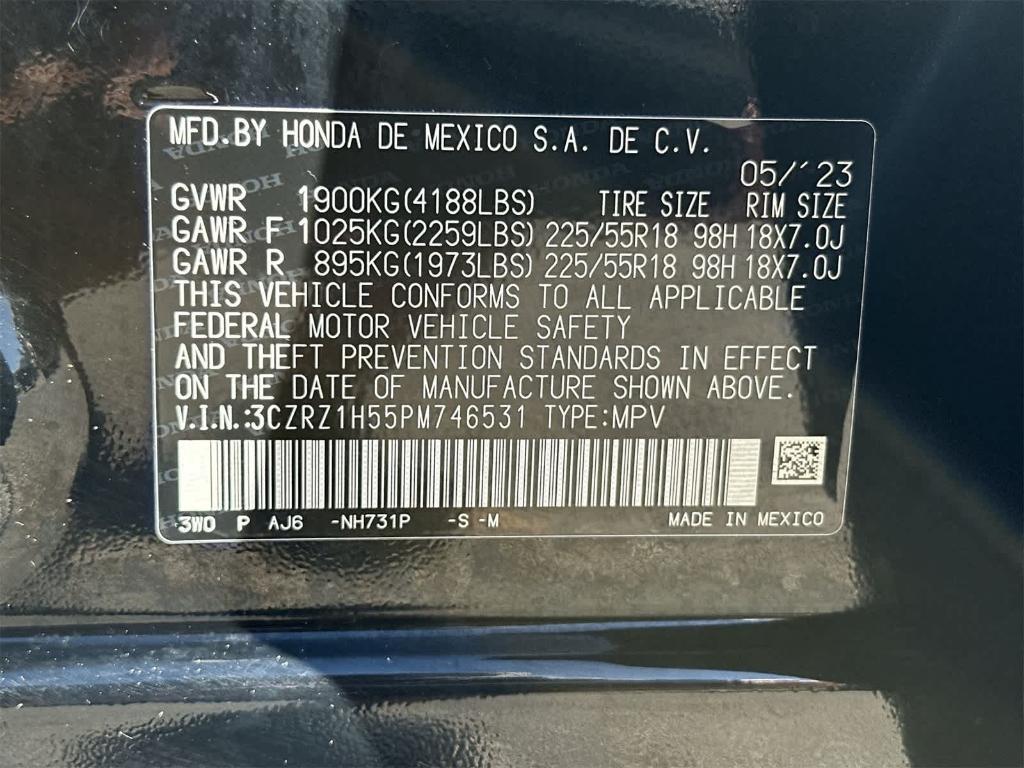 used 2023 Honda HR-V car, priced at $19,916