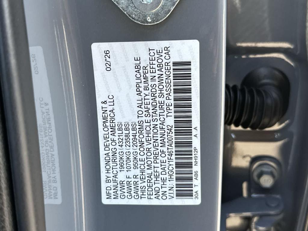 new 2026 Honda Accord car, priced at $32,787