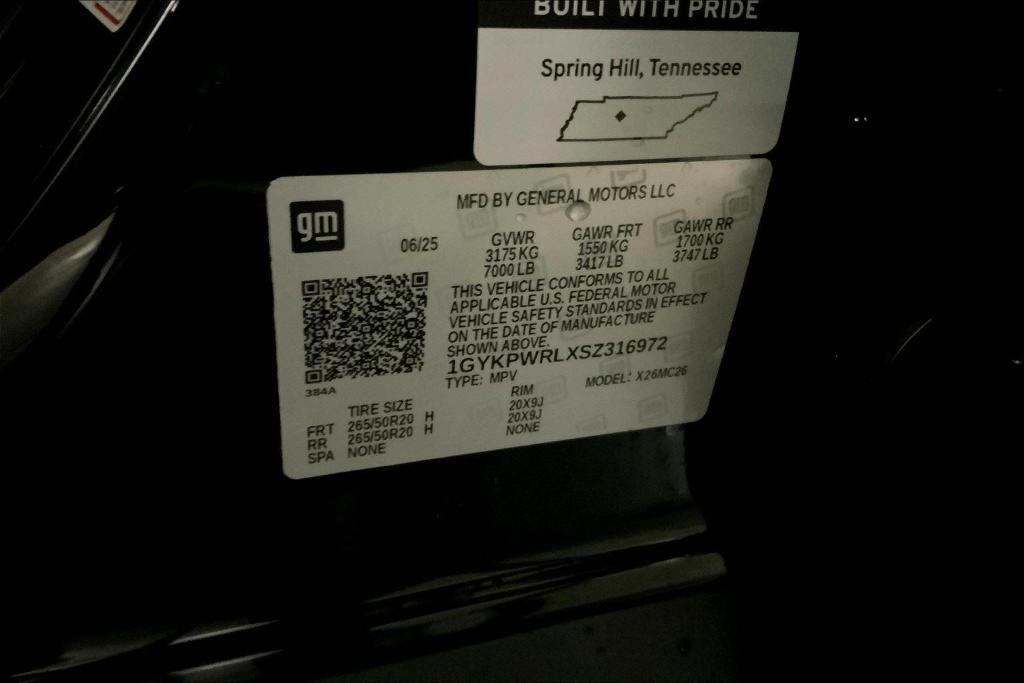 new 2025 Cadillac LYRIQ car, priced at $73,094