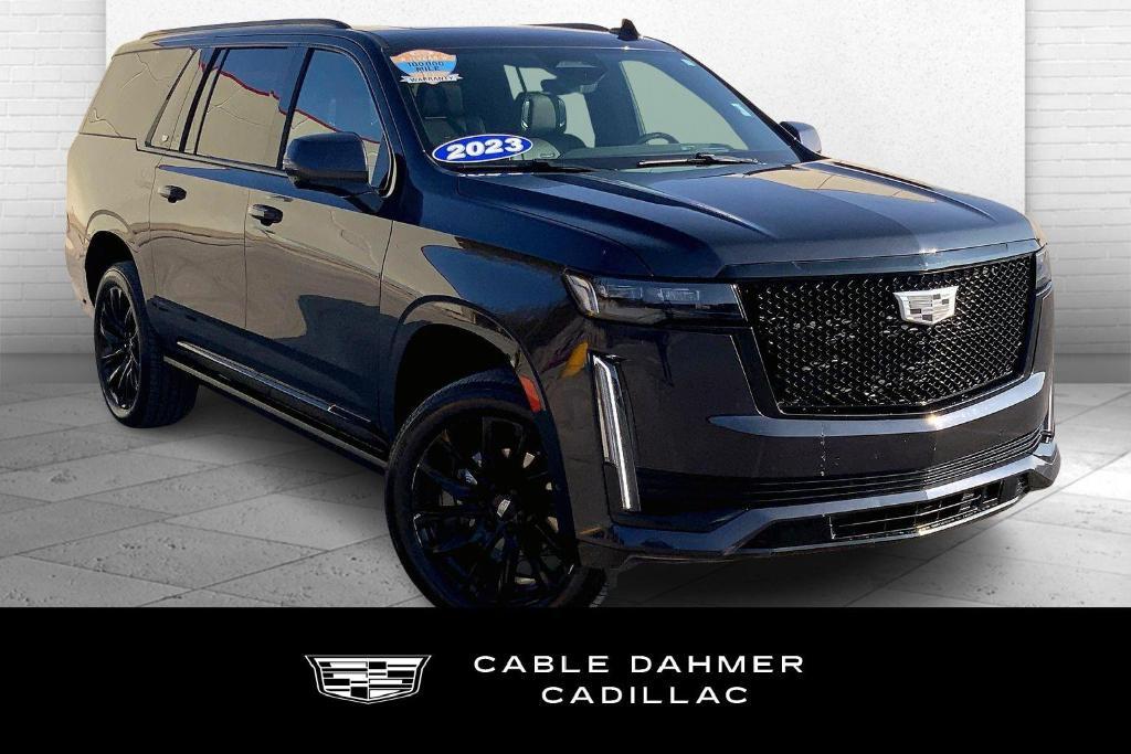used 2023 Cadillac Escalade ESV car, priced at $69,873
