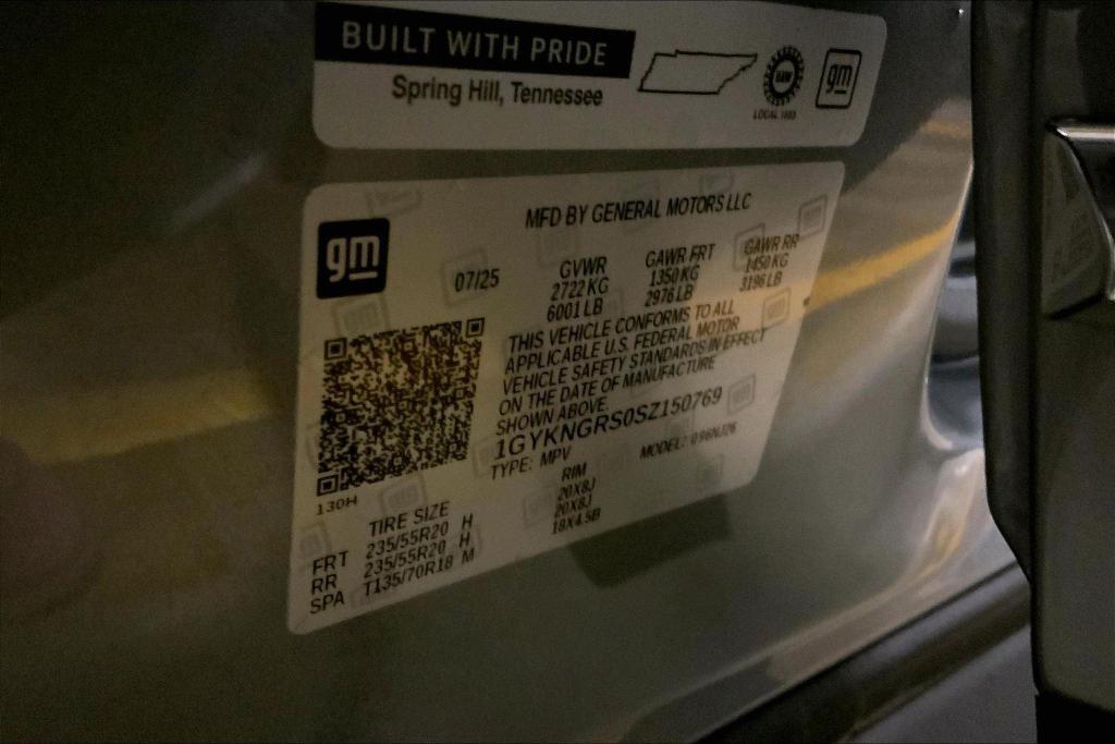 new 2025 Cadillac XT5 car, priced at $64,485