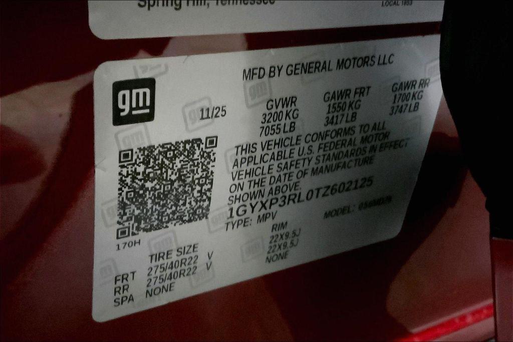 new 2026 Cadillac LYRIQ car, priced at $86,940