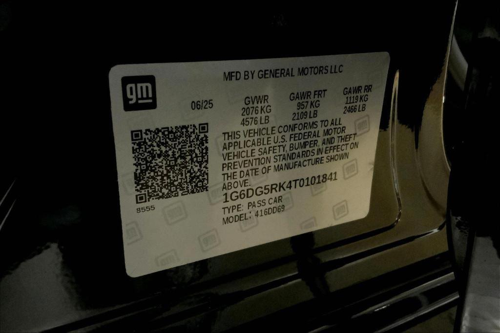 new 2026 Cadillac CT4 car, priced at $48,745