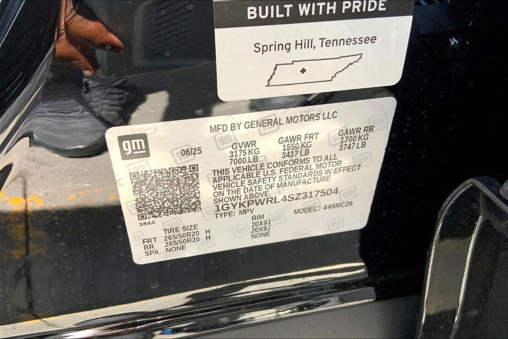 new 2025 Cadillac LYRIQ car, priced at $73,094