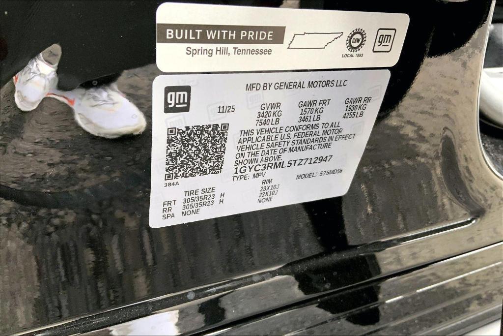 new 2026 Cadillac VISTIQ car, priced at $99,940