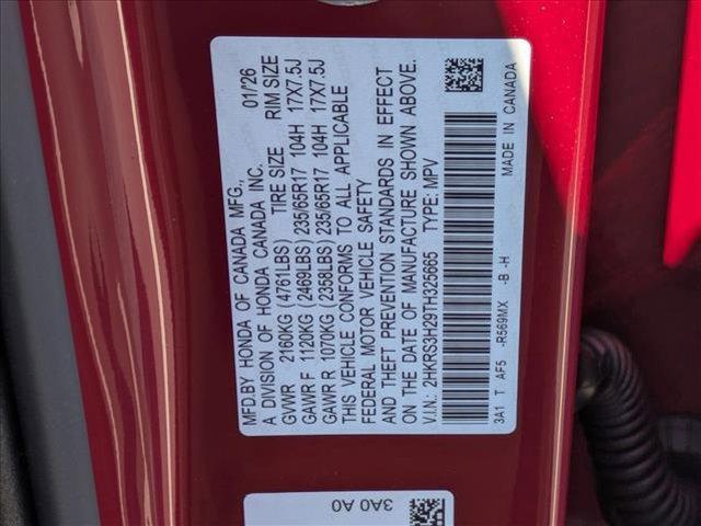 new 2026 Honda CR-V car, priced at $31,725