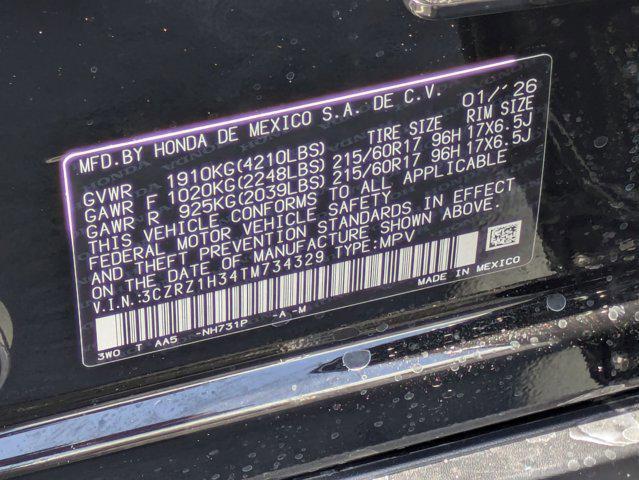 new 2026 Honda HR-V car, priced at $27,027