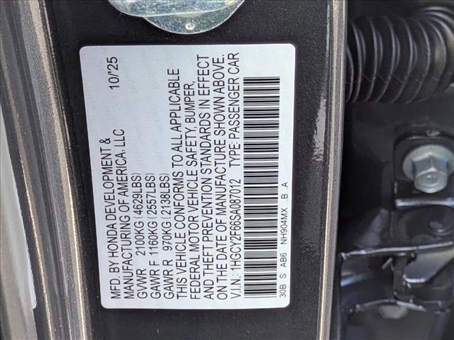 new 2025 Honda Accord Hybrid car, priced at $34,567