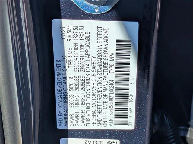 new 2026 Honda CR-V Hybrid car, priced at $38,437