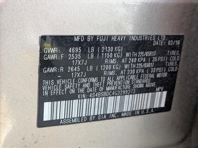 used 2016 Subaru Outback car, priced at $12,649