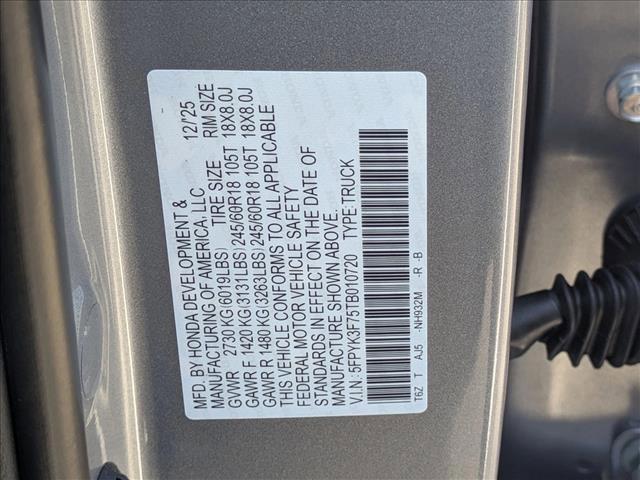 new 2026 Honda Ridgeline car, priced at $47,407