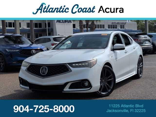 used 2019 Acura TLX car, priced at $18,495