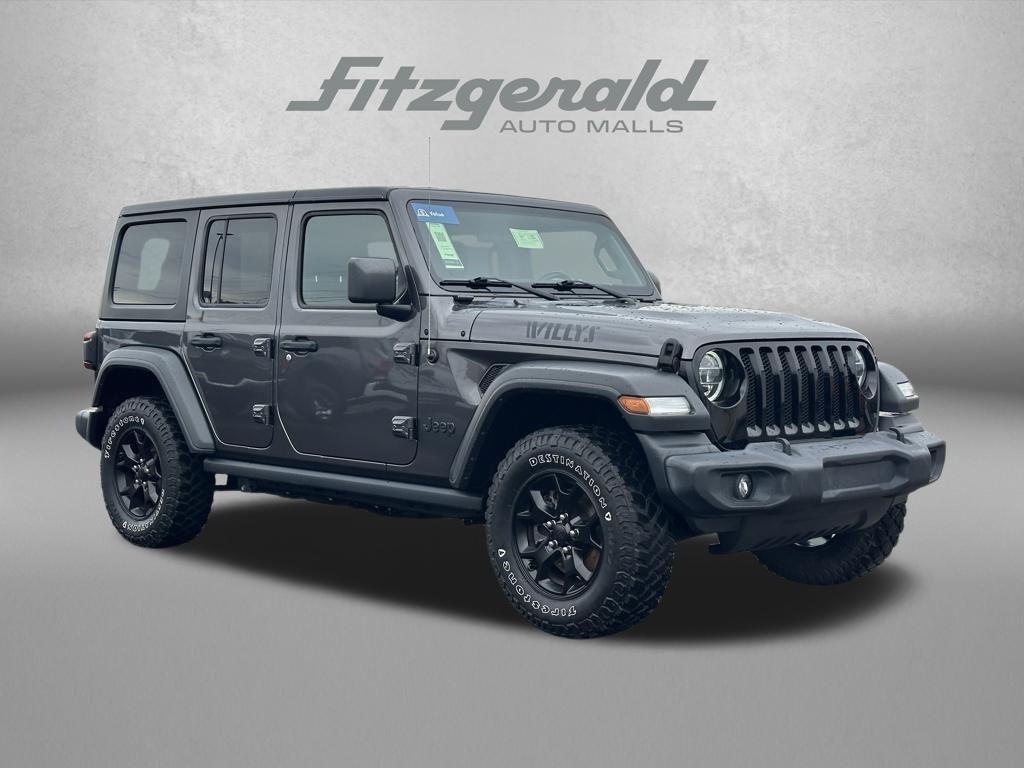 used 2020 Jeep Wrangler Unlimited car, priced at $24,488