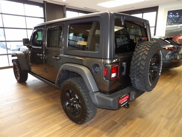 used 2021 Jeep Wrangler Unlimited car, priced at $26,189