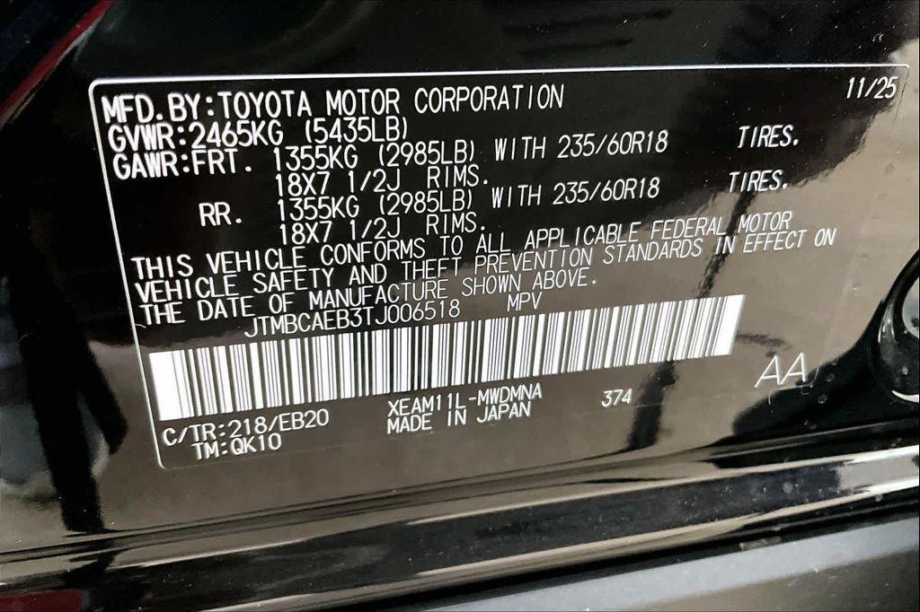 new 2026 Toyota bZ car, priced at $36,427