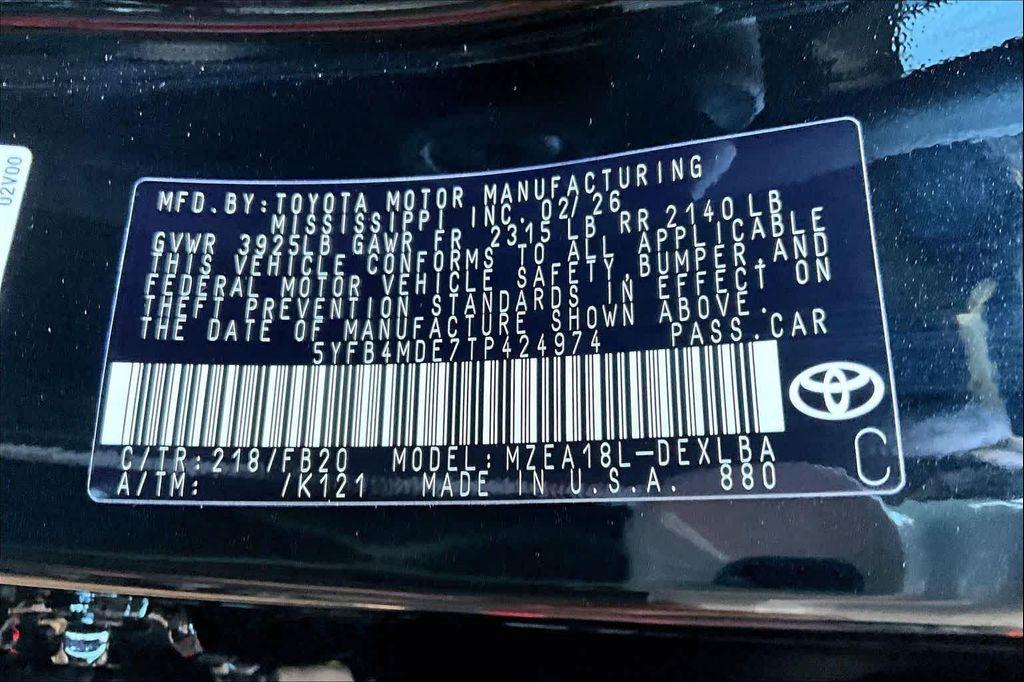 new 2026 Toyota Corolla car, priced at $23,677