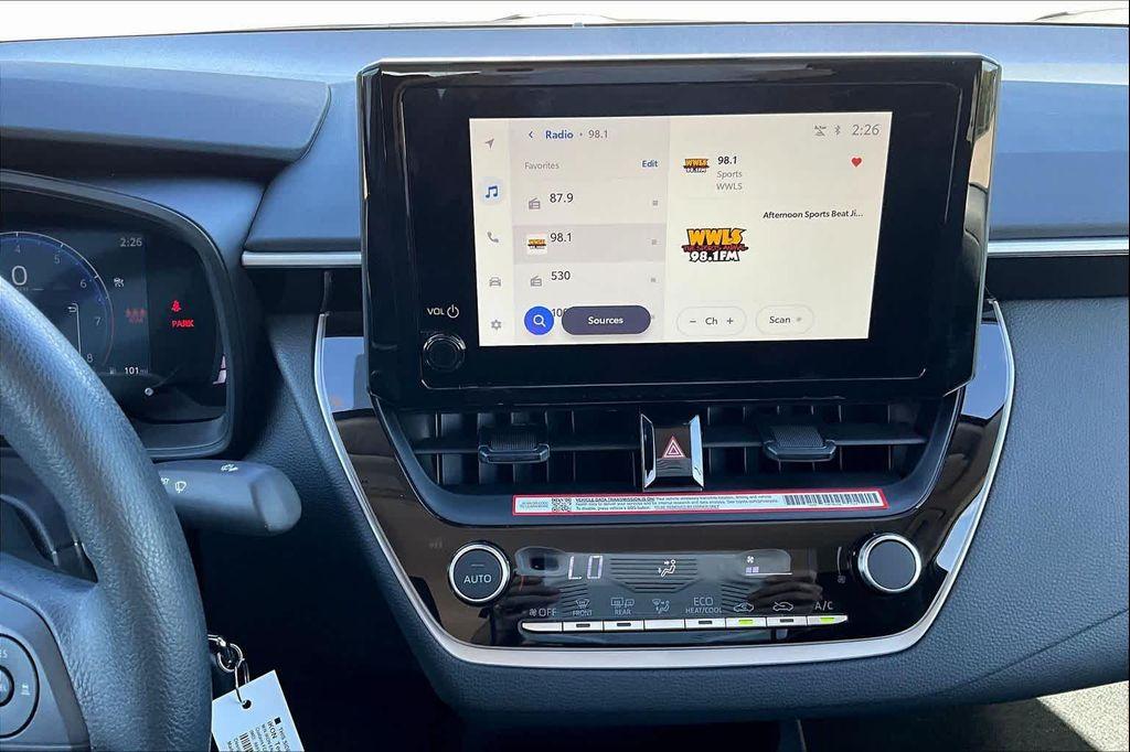 new 2026 Toyota Corolla car, priced at $23,677