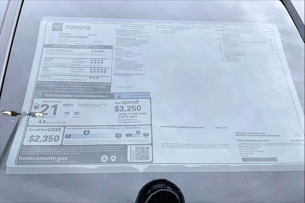 new 2026 Toyota 4Runner car, priced at $46,300