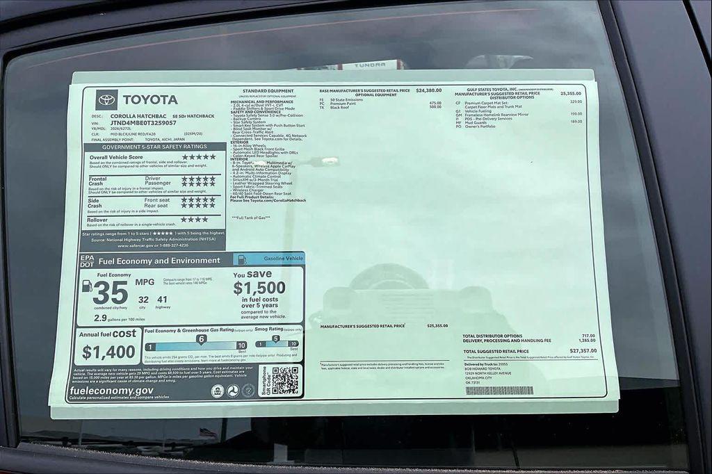 new 2026 Toyota Corolla car, priced at $26,173