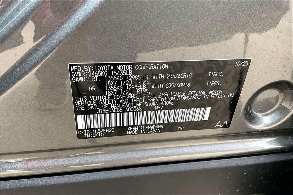 new 2026 Toyota bZ car, priced at $36,850