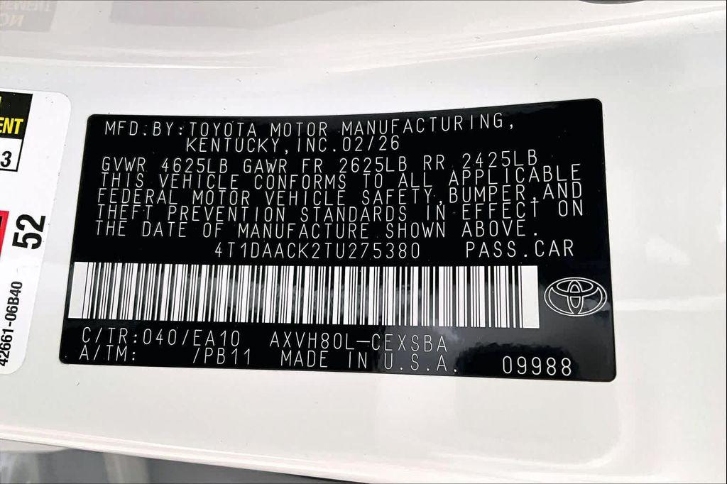 new 2026 Toyota Camry car, priced at $32,735