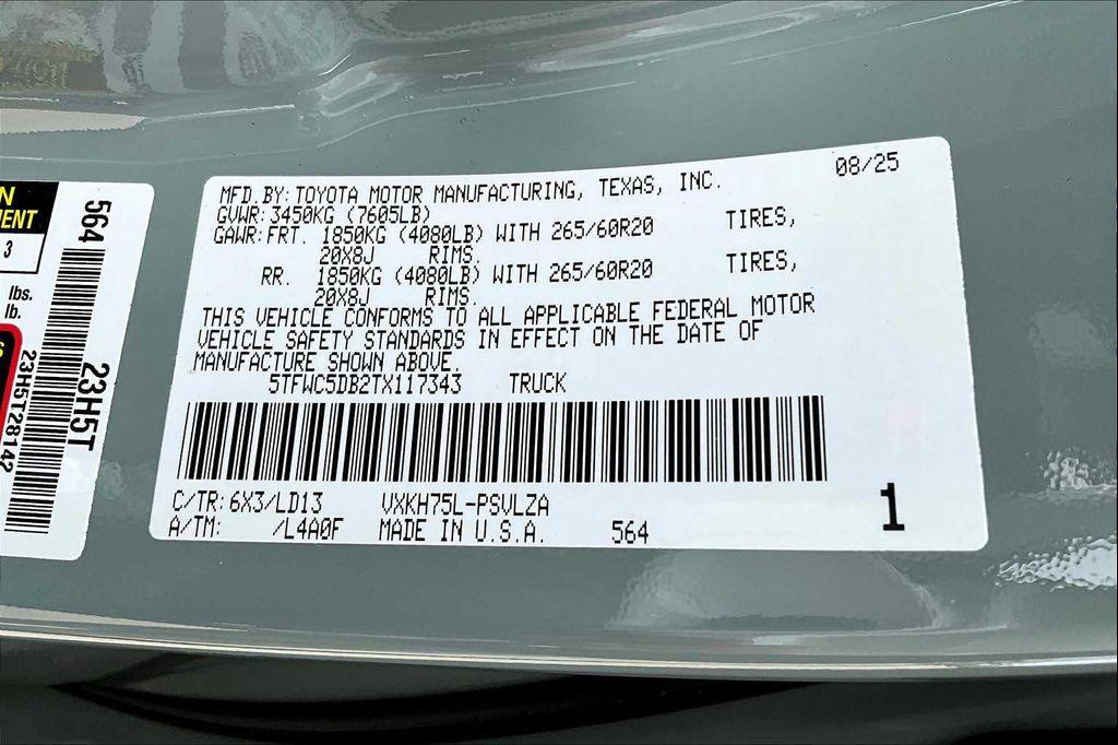 new 2026 Toyota Tundra Hybrid car, priced at $70,068