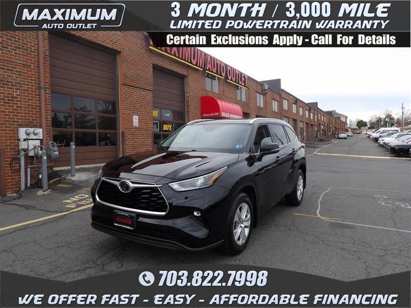 used 2021 Toyota Highlander car, priced at $30,995