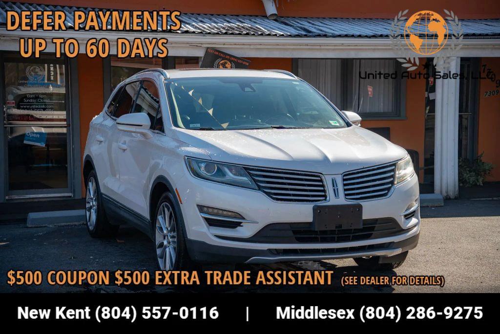 used 2015 Lincoln MKC car, priced at $9,995