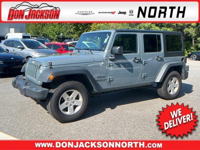 used 2015 Jeep Wrangler Unlimited car, priced at $14,995
