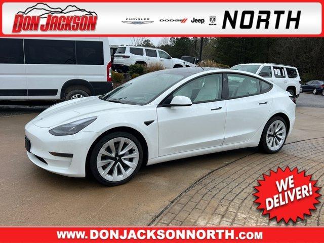 used 2022 Tesla Model 3 car, priced at $21,995