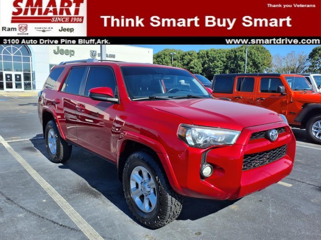 2018 Barcelona Red Metallic Toyota 4Runner