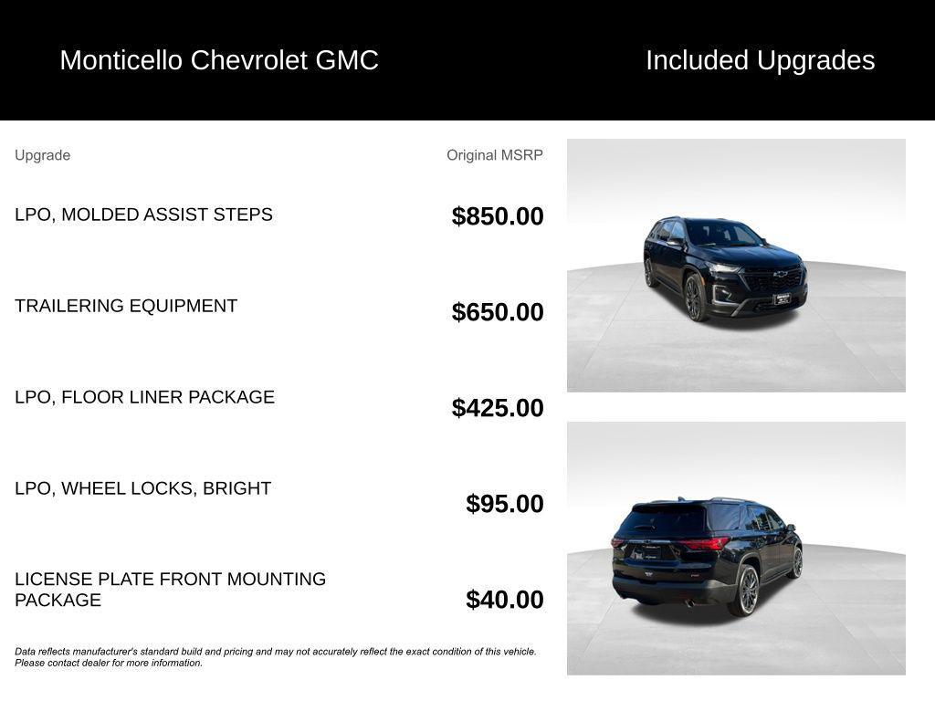 used 2022 Chevrolet Traverse car, priced at $29,495