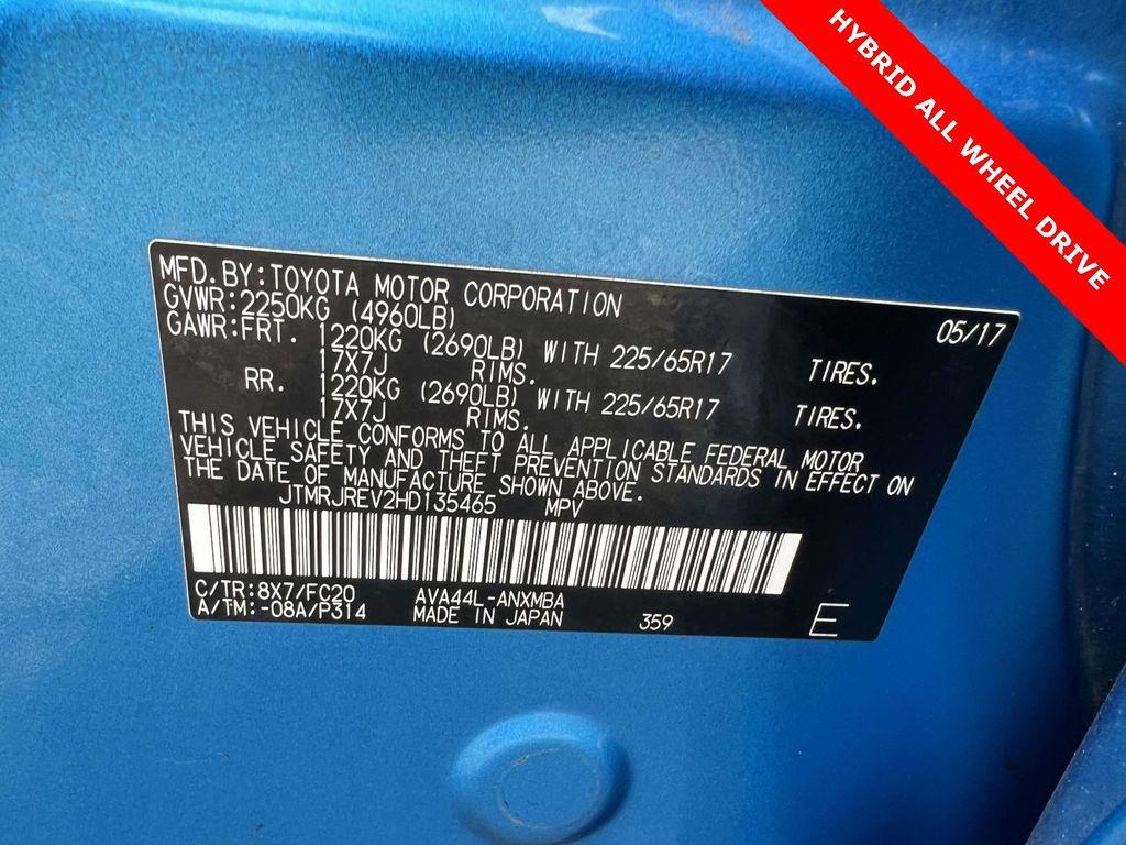 used 2017 Toyota RAV4 Hybrid car, priced at $17,696