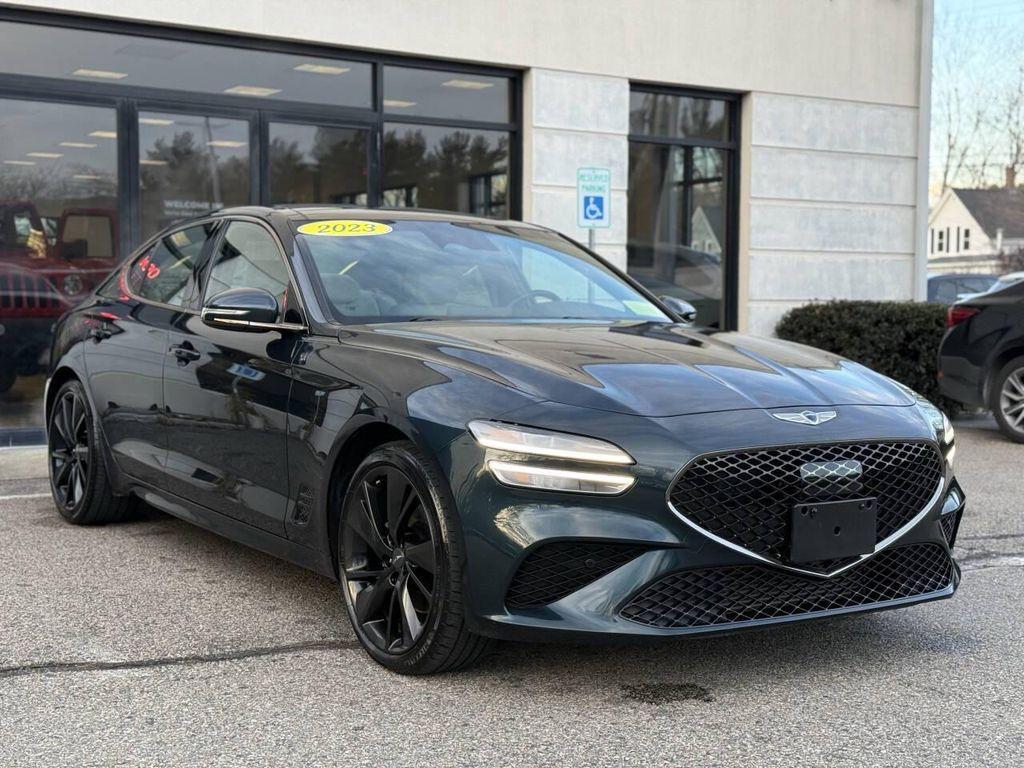 used 2023 Genesis G70 car, priced at $25,567