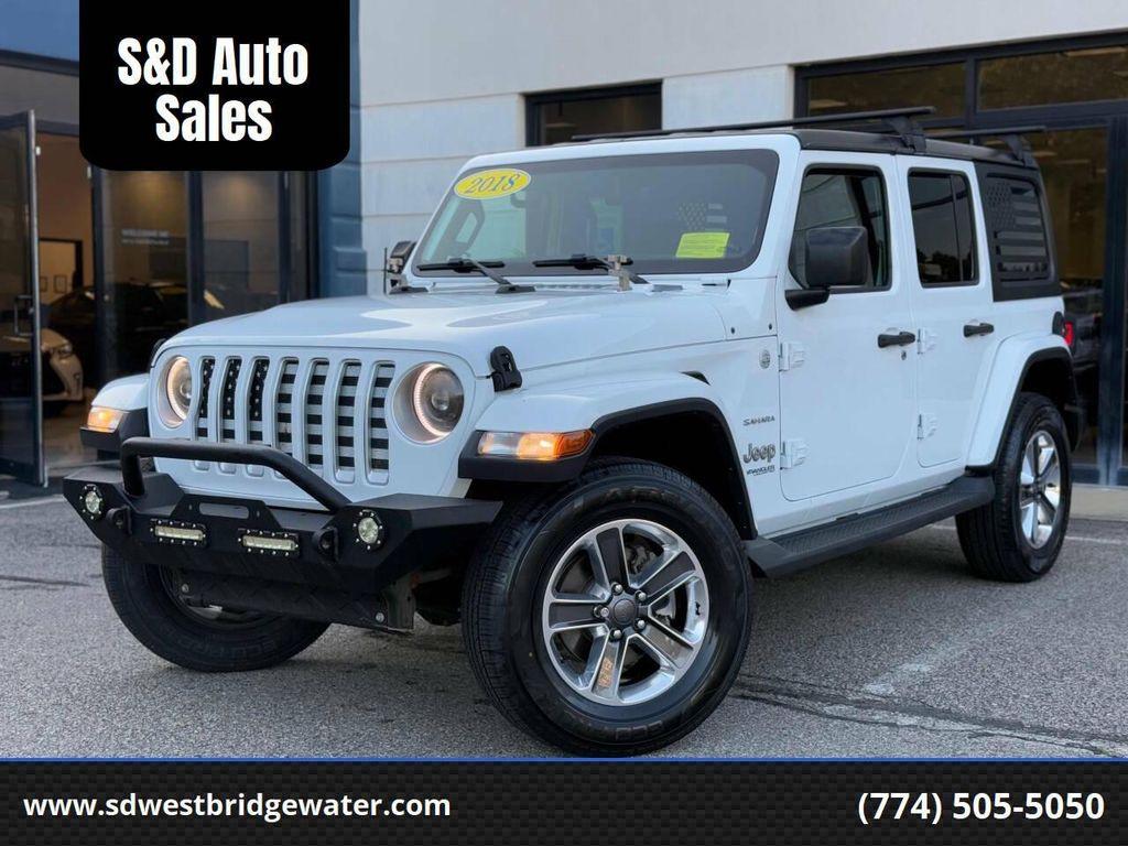 used 2018 Jeep Wrangler Unlimited car, priced at $20,991