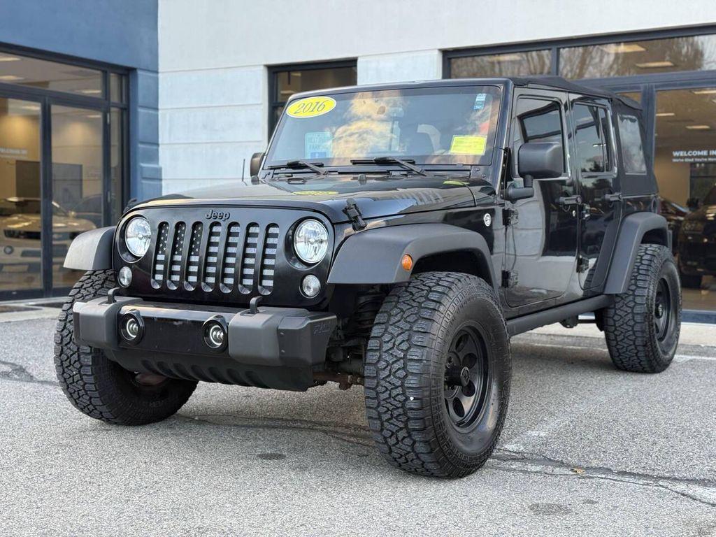used 2016 Jeep Wrangler Unlimited car, priced at $13,991