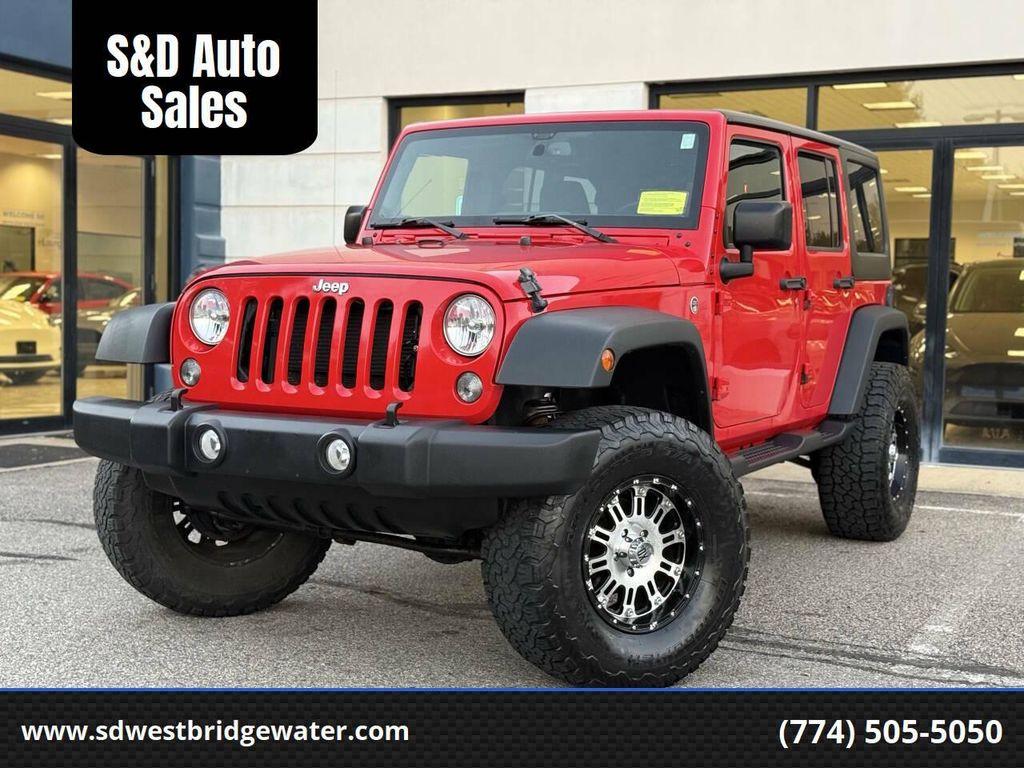 used 2016 Jeep Wrangler Unlimited car, priced at $15,991