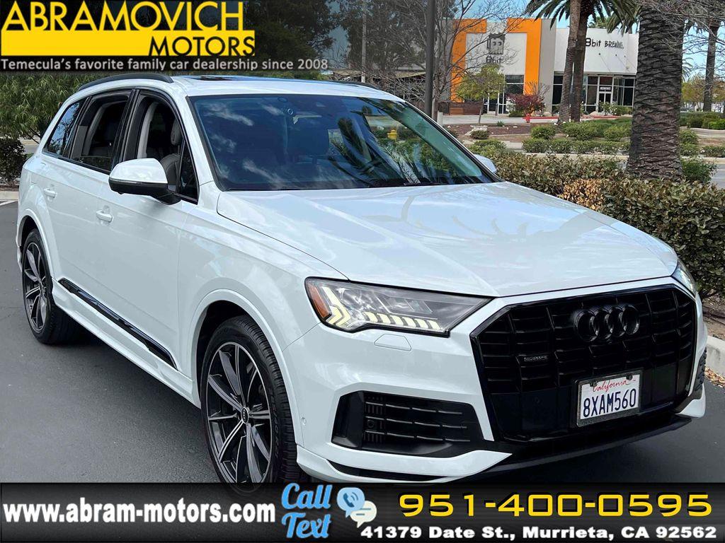 used 2021 Audi Q7 car, priced at $30,500