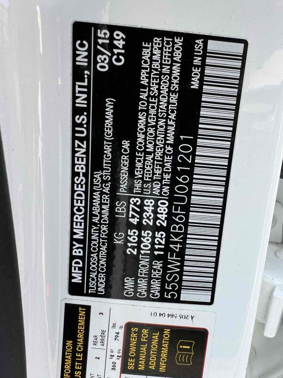 used 2015 Mercedes-Benz C-Class car, priced at $13,490